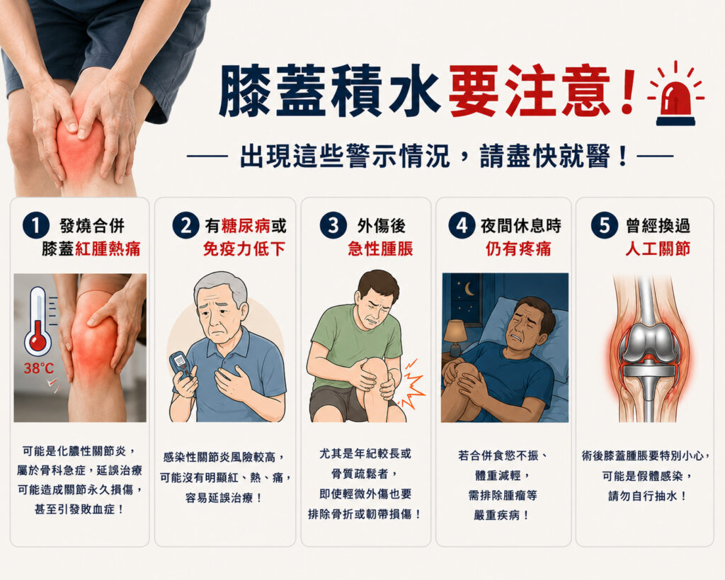 膝蓋積水怎麼辦?膝蓋突然腫起來的原因一次看懂 2 02